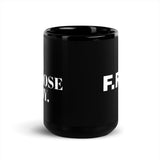 "I Choose Joy | F.R.O. - Black Glossy Mug