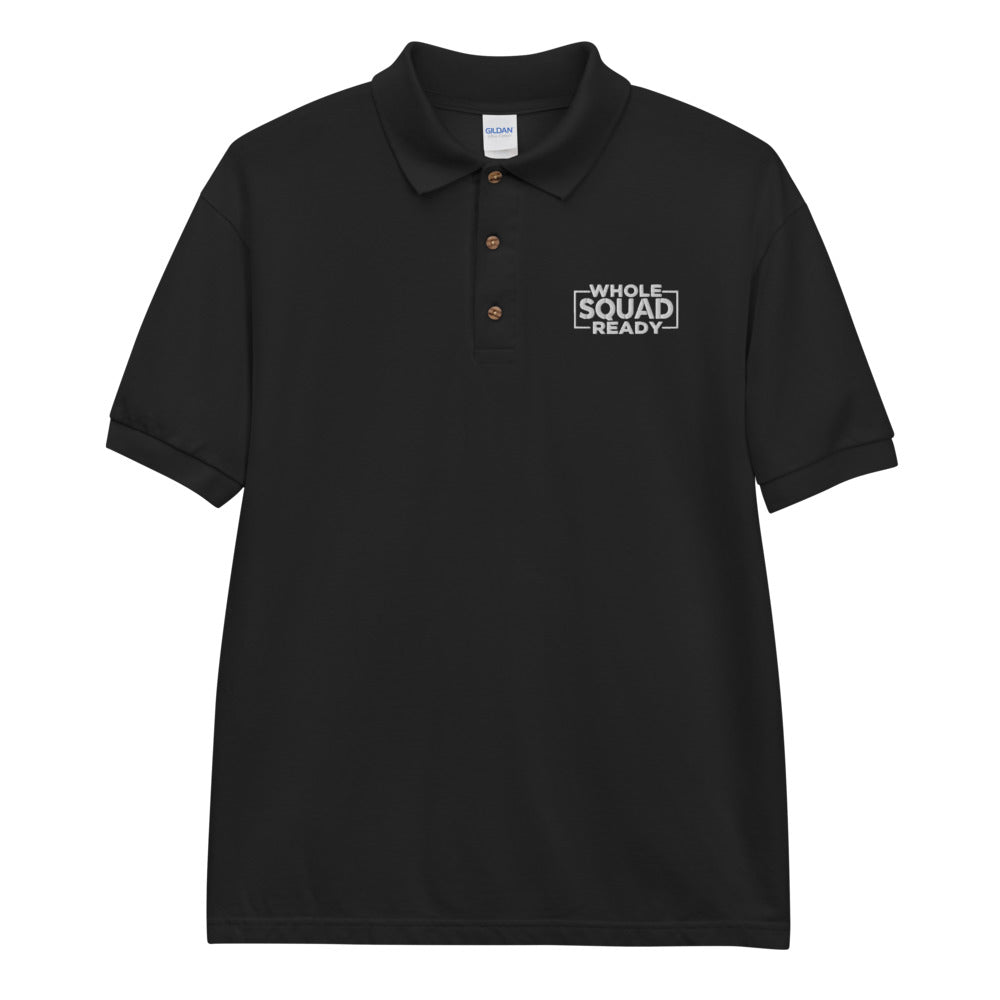 Whole Squad Ready - Embroidered Polo Shirt