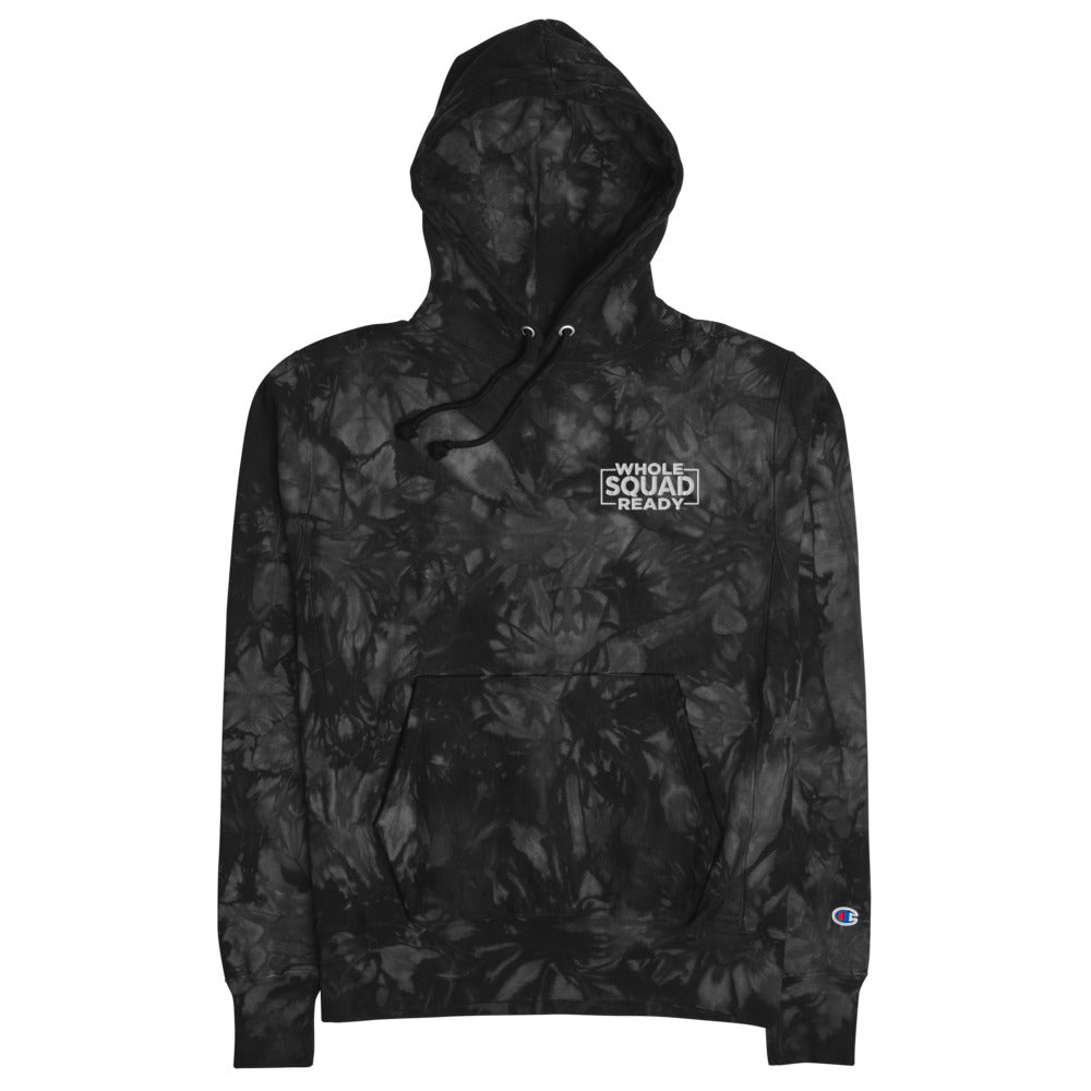 Whole Squad Ready Unisex Champion tie-dye hoodie