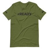 #READY (front) WHOLE (Left Sleeve) SQUAD (Right Sleeve) - Short-Sleeve Unisex T-Shirt