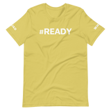 #READY (front) WHOLE (Left Sleeve) SQUAD (Right Sleeve) - Short-Sleeve Unisex T-Shirt