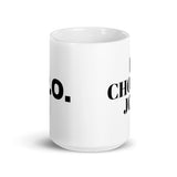 I Choose Joy / F.R.O. - White glossy mug